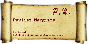 Pavlisz Margitta névjegykártya